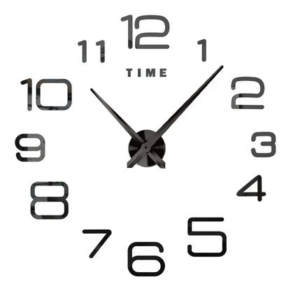 Grande Horloge Murale 3D