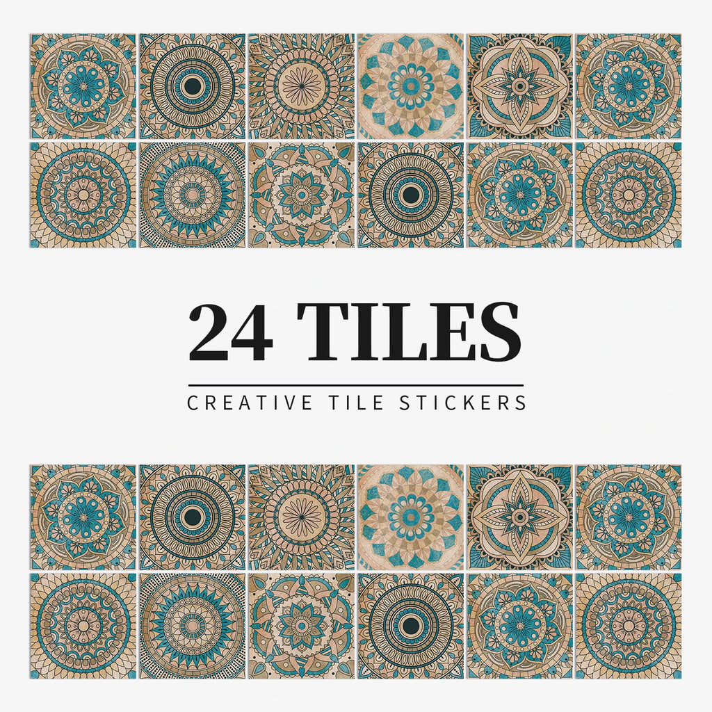 Autocollant Mural Effet carrelage