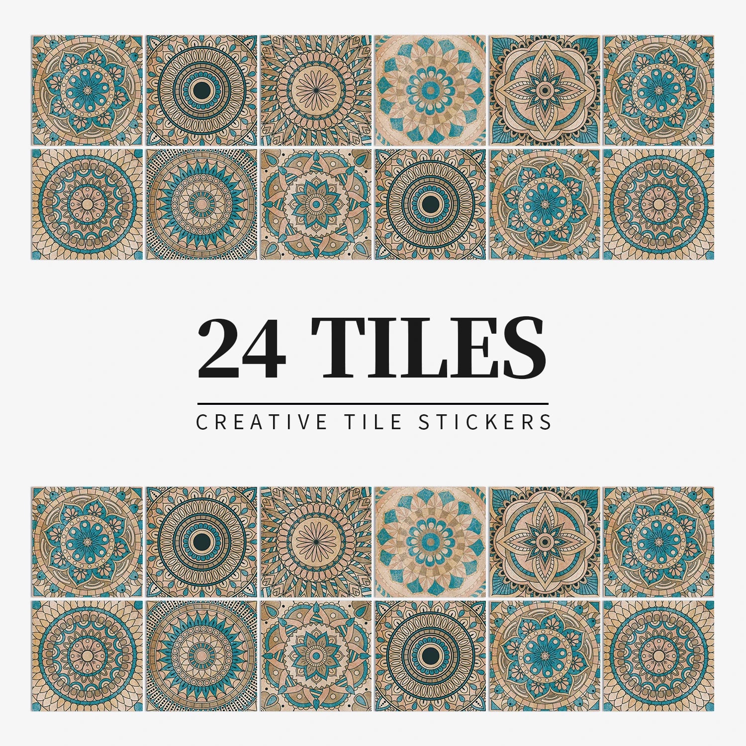 Autocollant Mural Effet carrelage