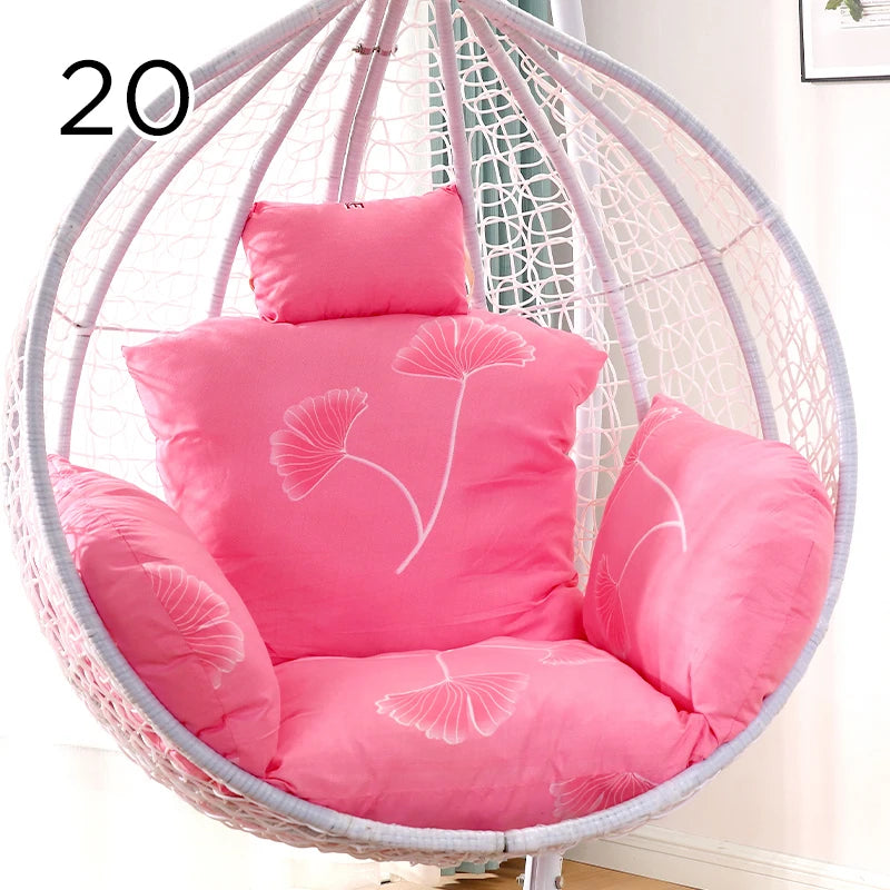 Housse de coussin S/L non remplie pour chaise suspendue, décoration extérieure ou intérieure pour patio, jardin ou salon cosy - Décoration intérieure
