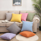 Housse de coussin carrée épaisse et solide 45×45 cm, décoration élégante et durable pour canapé ou salon - Décoration intérieure