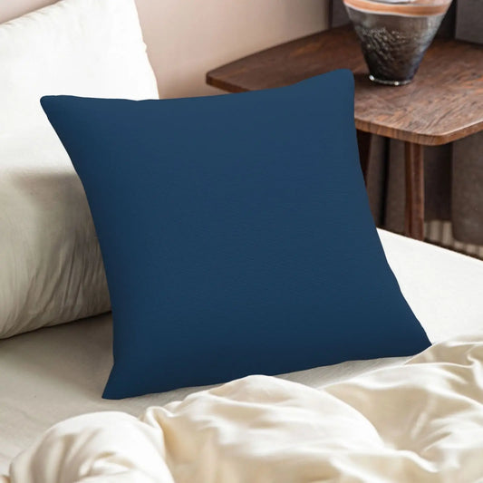 Housse de coussin couleur pure en lin ou polyester, formats carrés et rectangulaires, décoration minimaliste pour chambre ou bureau - Décoration intérieure