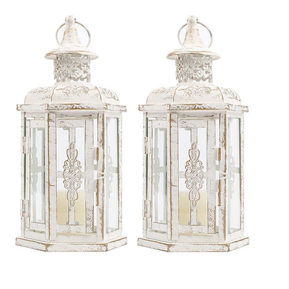 Lanterne Porte-bougie vintage en métal suspendu, lanterne décorative en forme de cage d’oiseau. Décoration intérieur