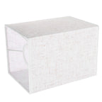 Lot de 2 abat-jours rectangulaires en lin naturel – accessoires décoratifs pour lampe de sol, chevet ou plafond, ambiance douce et élégante Décoration intérieure