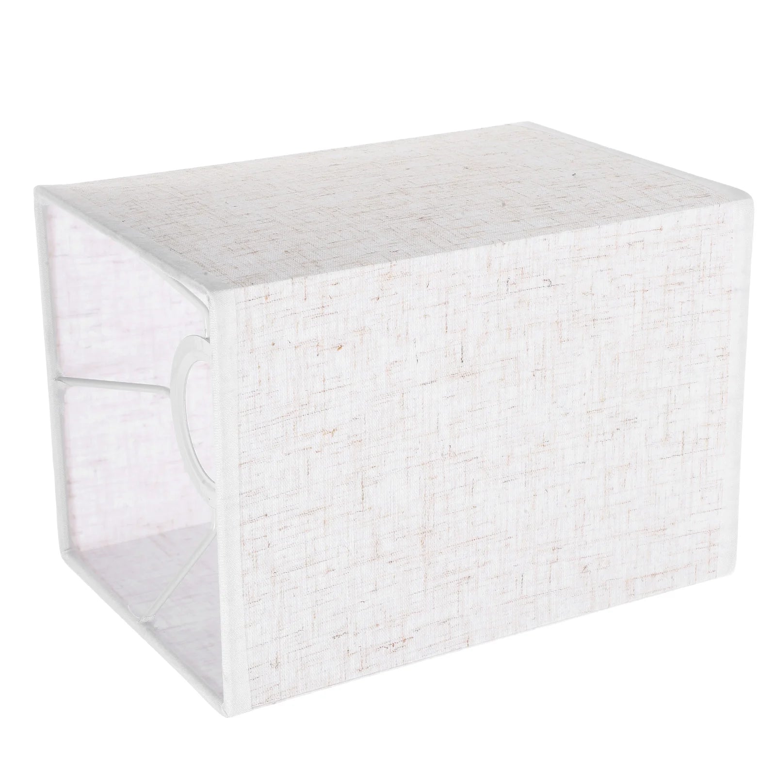 Lot de 2 abat-jours rectangulaires en lin naturel – accessoires décoratifs pour lampe de sol, chevet ou plafond, ambiance douce et élégante Décoration intérieure