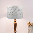 Lot de deux abat-jours en tissu ondulé demi-cercle style araignée - Décoration intérieure
