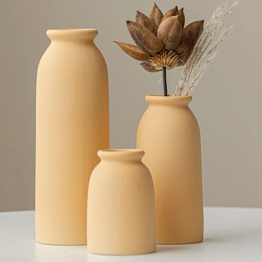 Lot de trois vases en céramique - Décoration Intérieure