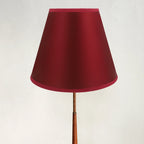 Luminaire multifonction avec abat-jour tambour rouge, applique murale, lampe de table ou petit lustre, design élégant pour déco intérieure - Décoration intérieure