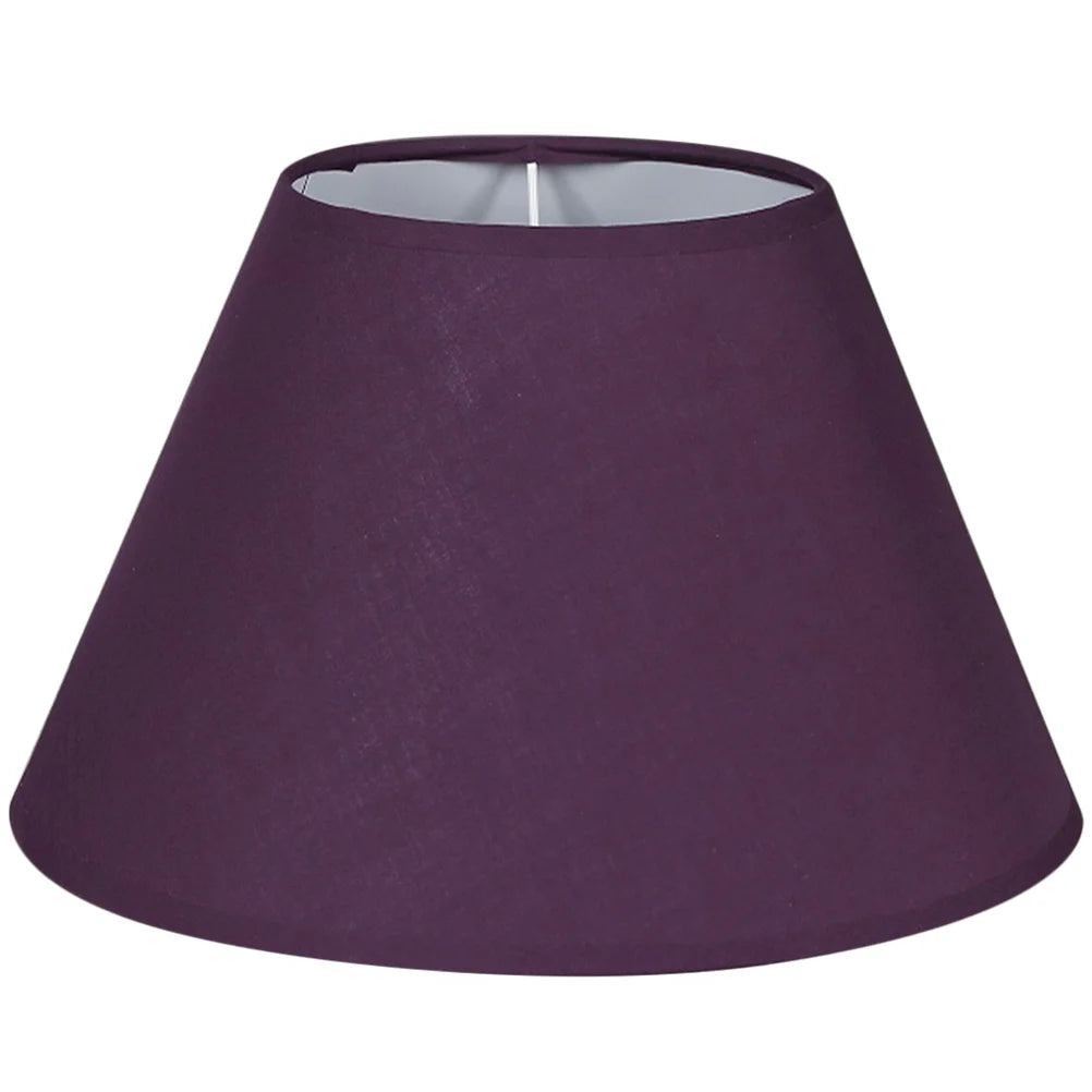 Petit abat-jour cylindrique en tissu style vintage, idéal pour lampe de bureau ou applique murale déco - Décoration intérieure