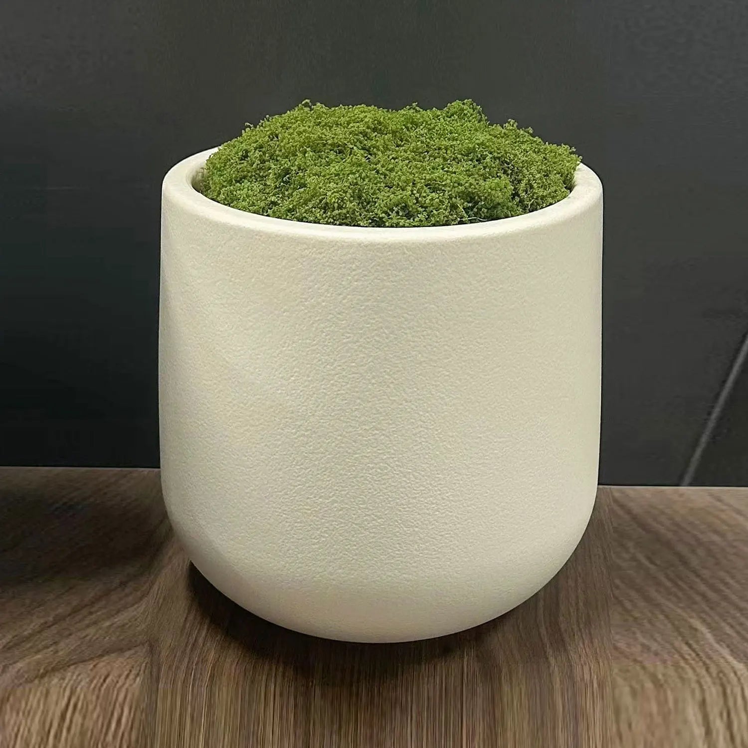 Pot de fleurs décoratif en plastique et céramique style nordique pour plante artificielle