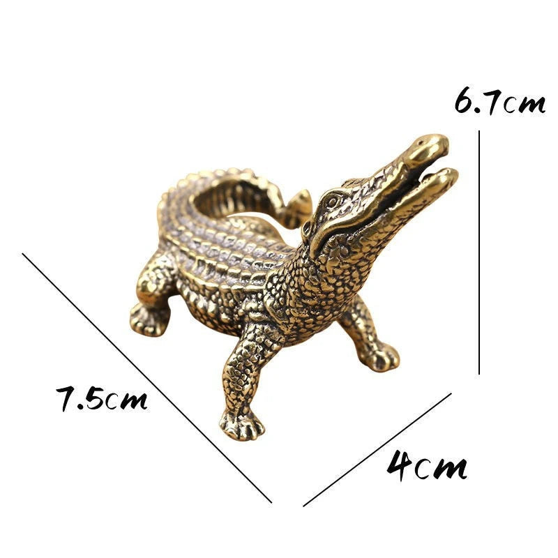 Figurine Crocodile Décoration Intérieure