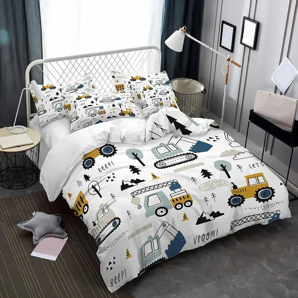 ﻿Parure Housse de Couette Motif Voiture