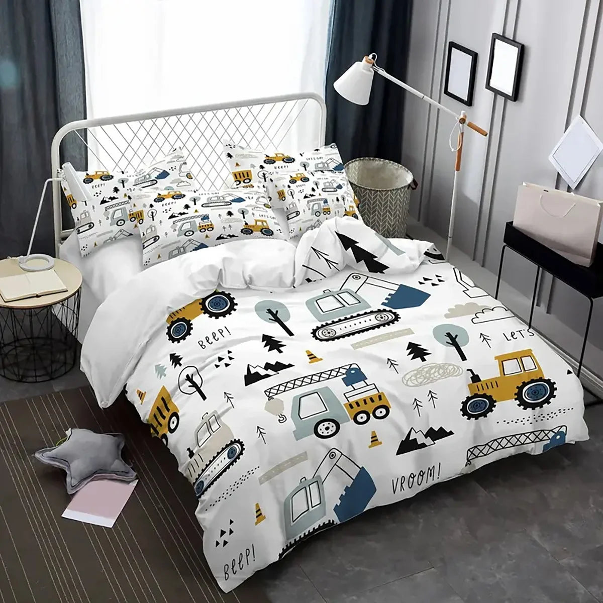 ﻿Parure Housse de Couette Motif Voiture