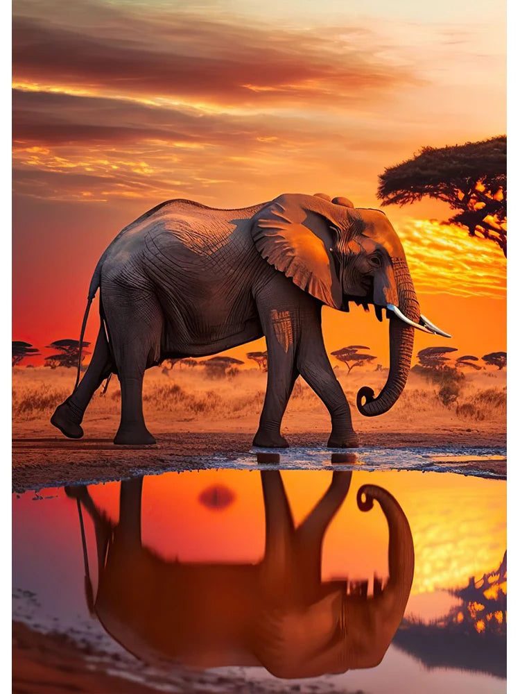 Tableau Moderne Art Animals