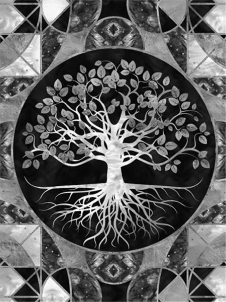 Tableau Moderne Art Arbre de Vie