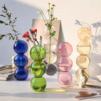 Vase en Verre à Bulles style Nortique