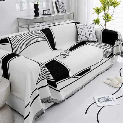 Housse de Canapé en Coton Style Nordique