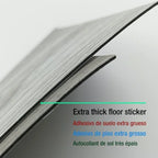 Autocollant de Sol grain de bois