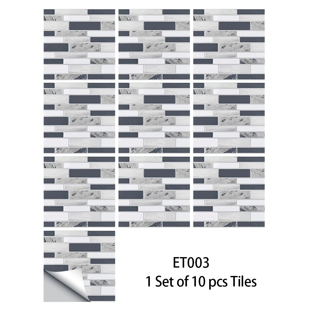 Revêtement Autocollant Mural Décoratif Mosaïque