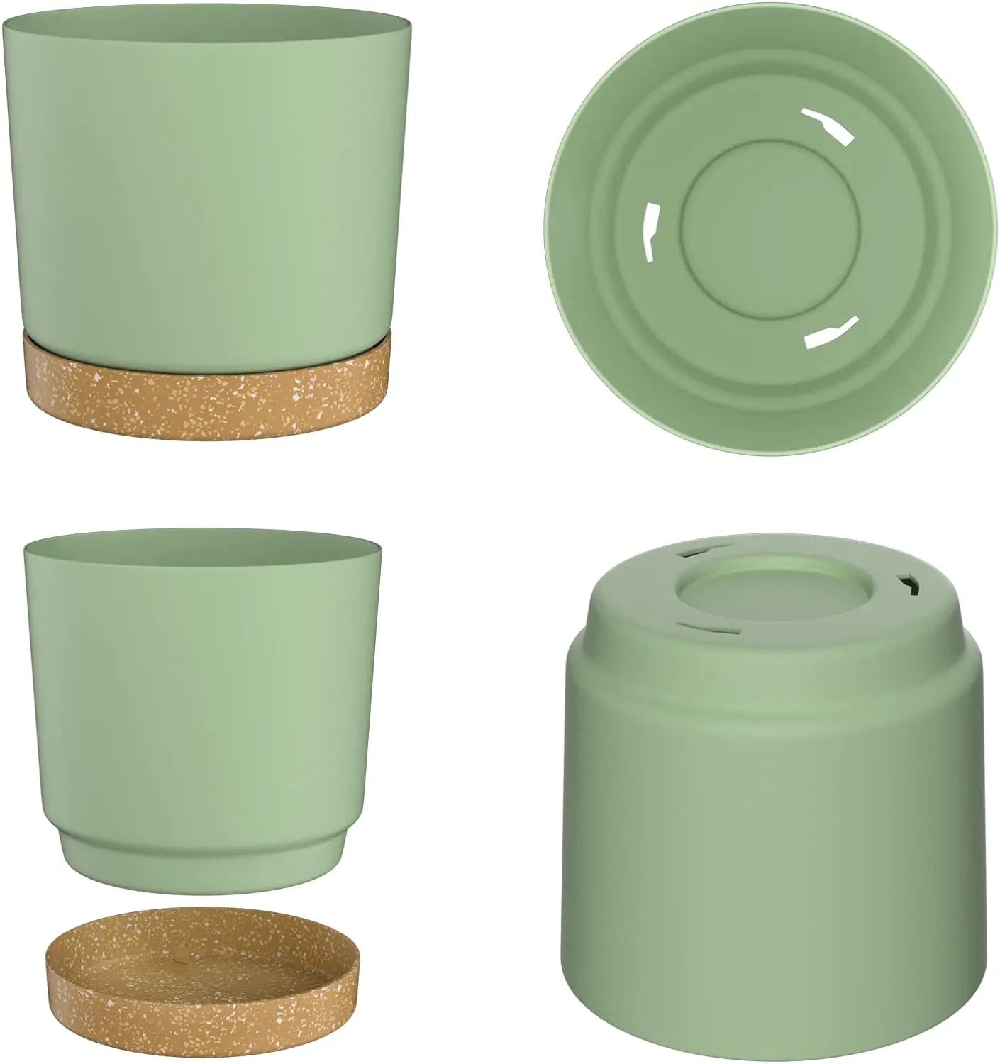 Pot de Fleur en Plastique