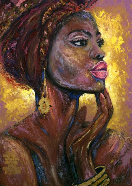 Tableau Moderne Art Africain