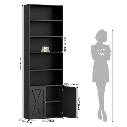 Bibliothèque de Rangement 2 Portes