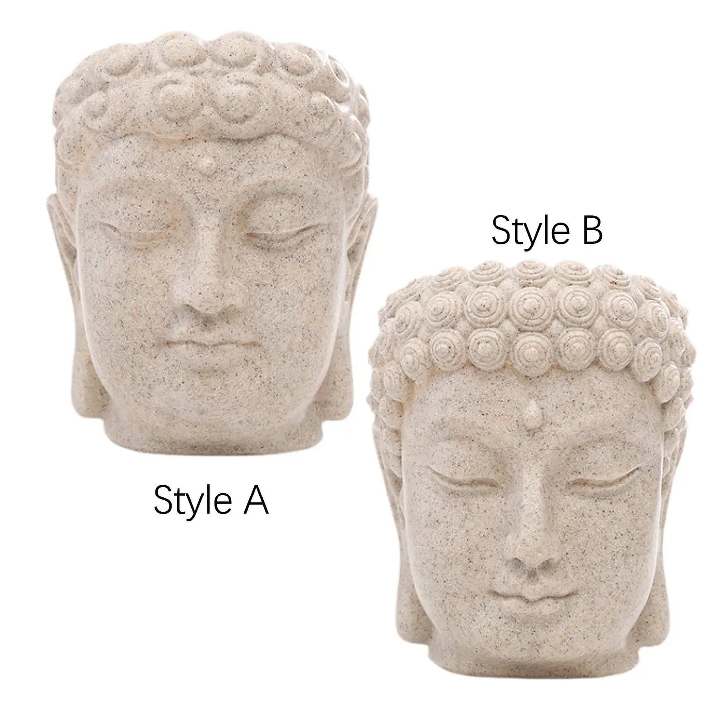 Pot de Fleurs Tête de Bouddha