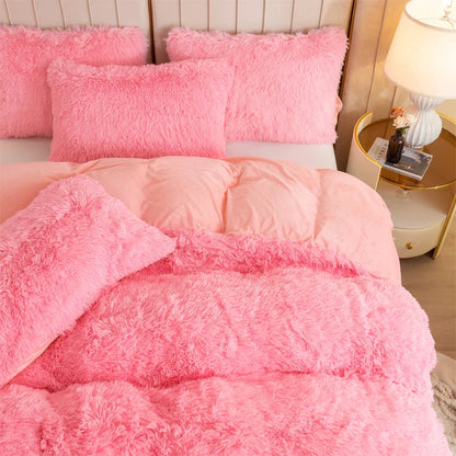 Housse de Couette Luxueuse en Peluche