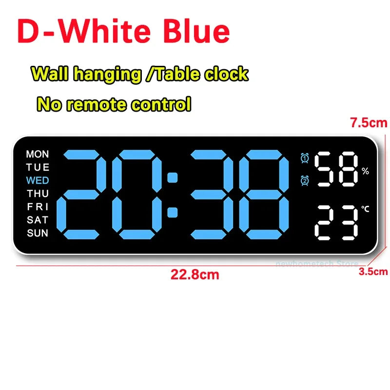Horloge Murale numérique Led