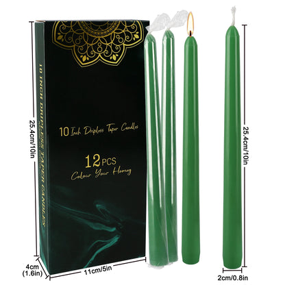 Bougie Chandelier Verte