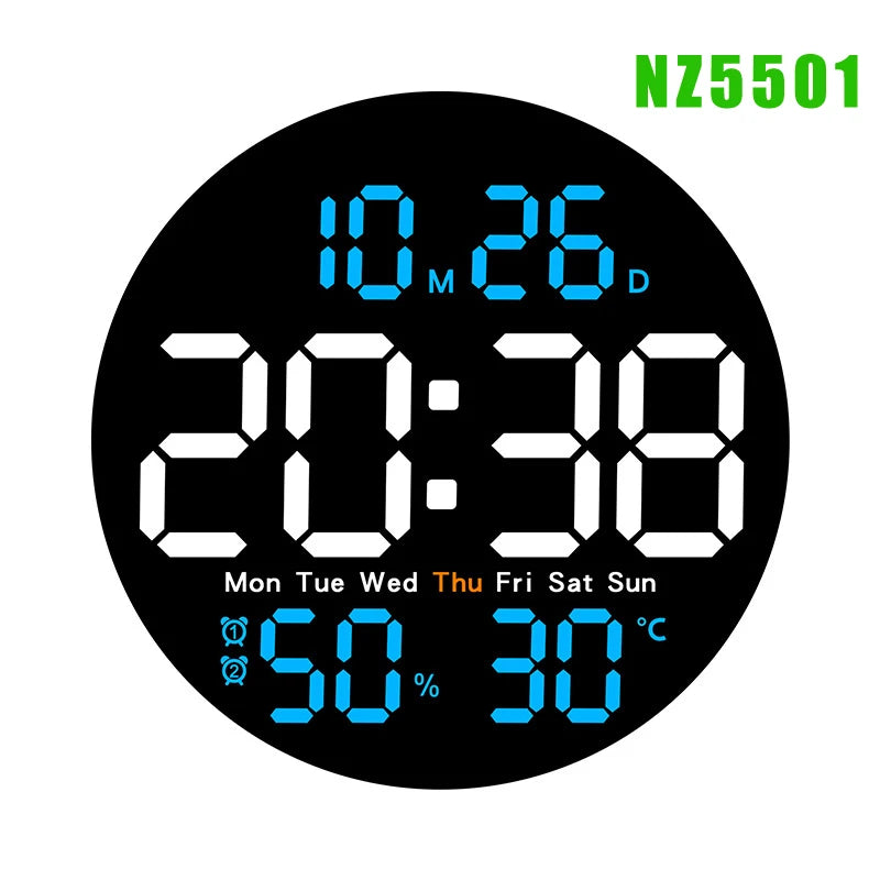 Horloge Murale Rond LED
