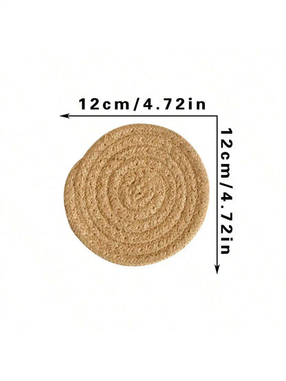 Panier Mural Rond en Jonc de Mer