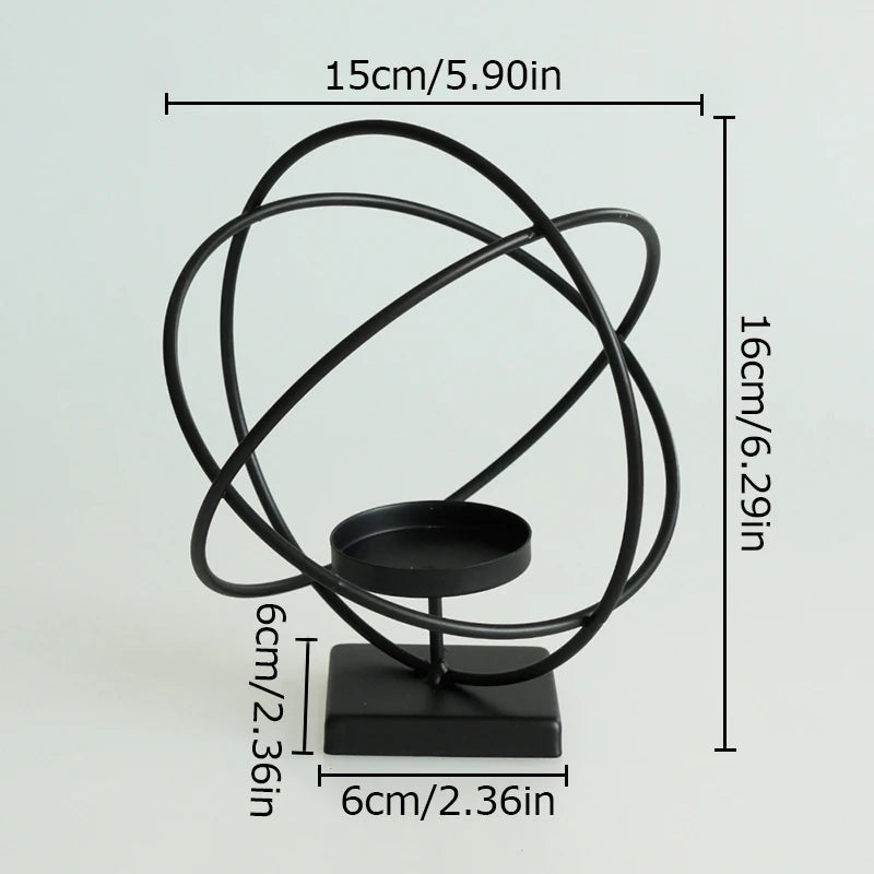 Bougeoir Cube magique 3D en Fer