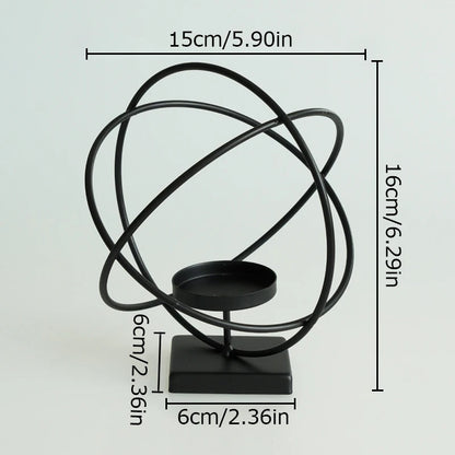 Bougeoir Cube magique 3D en Fer