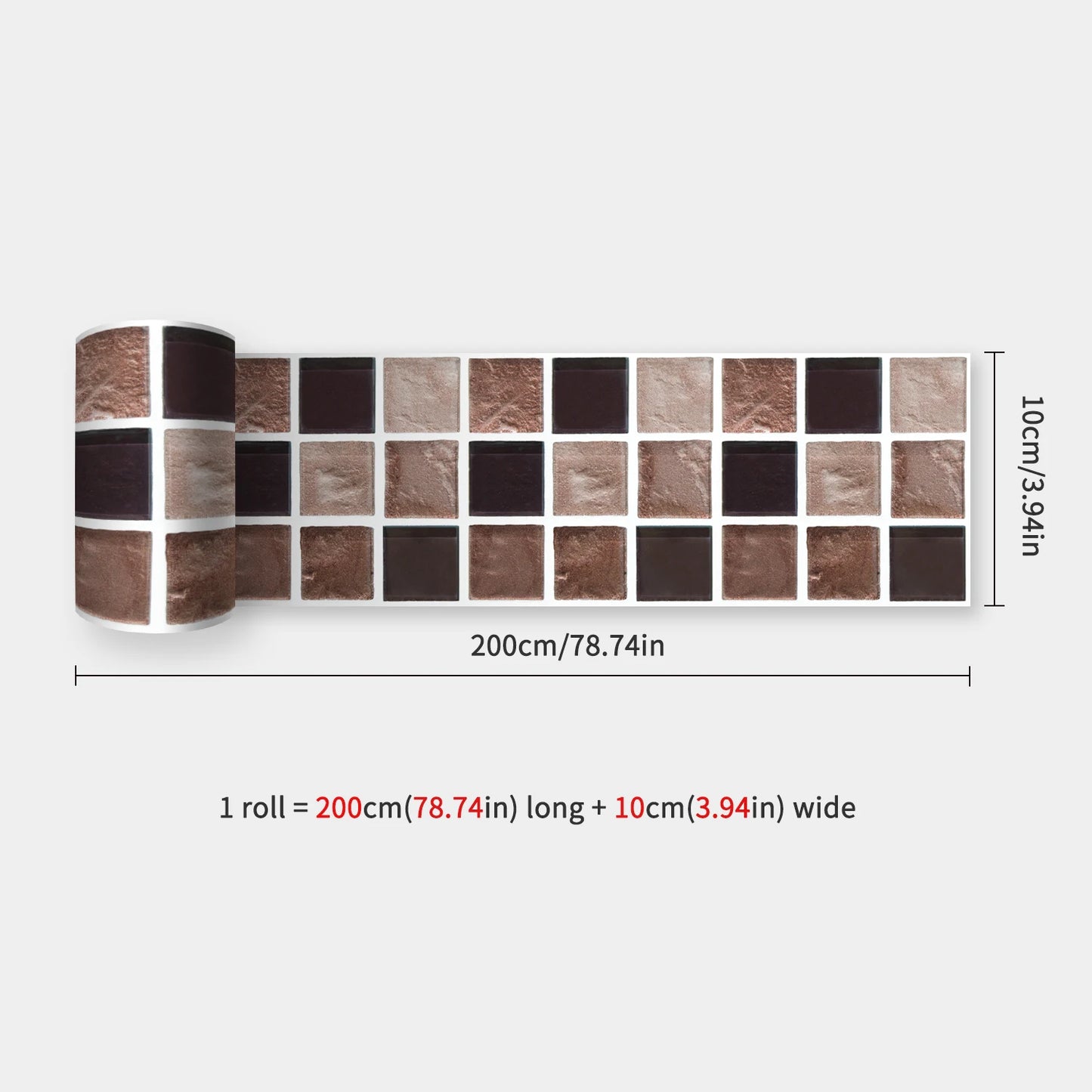 Autocollant Mural Décoratif Mosaïque