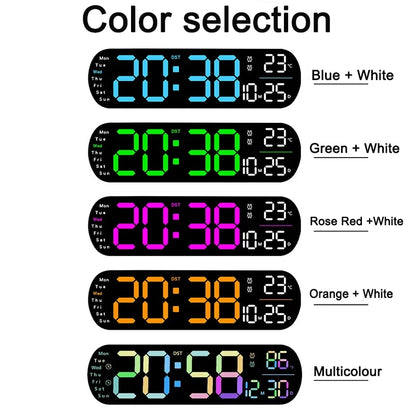 Horloge Murale numérique Led