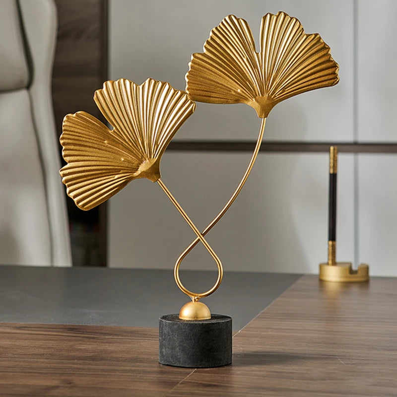 Sculpture  Feuilles de Ginko