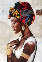 Tableau Moderne Art Africain
