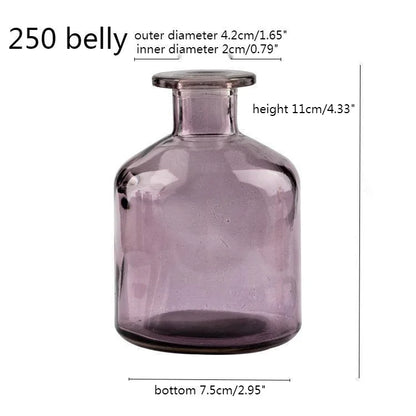 Vase en Verre Coloré style Nordique