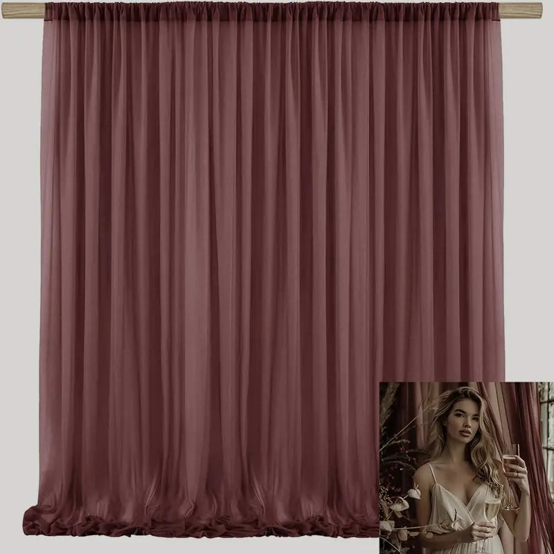 Rideaux en Mousseline