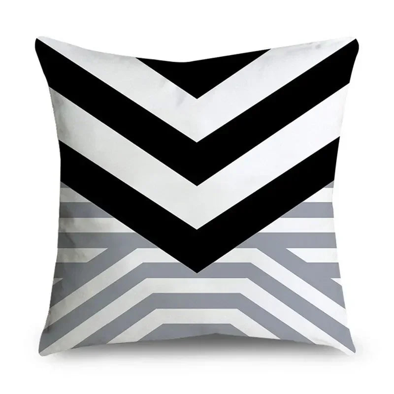 Housse de Coussin Décorative Gris