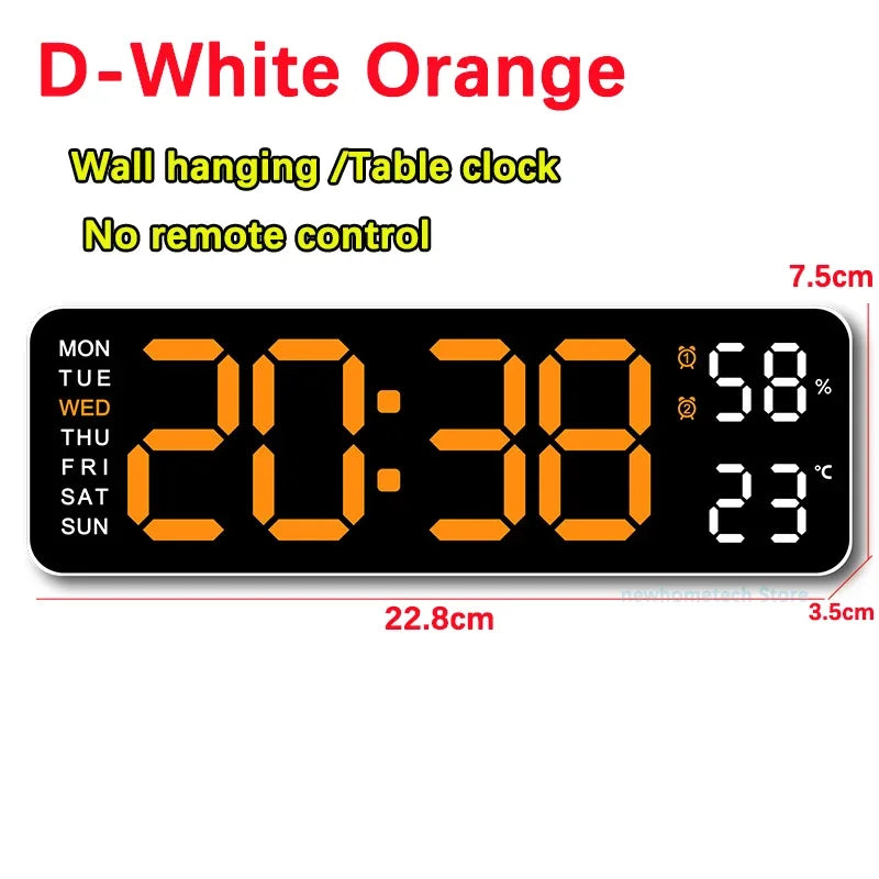 Horloge Murale numérique Led