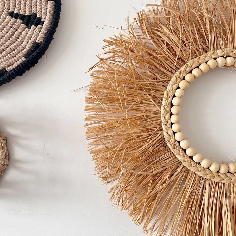 Décorations Murales  en raphia