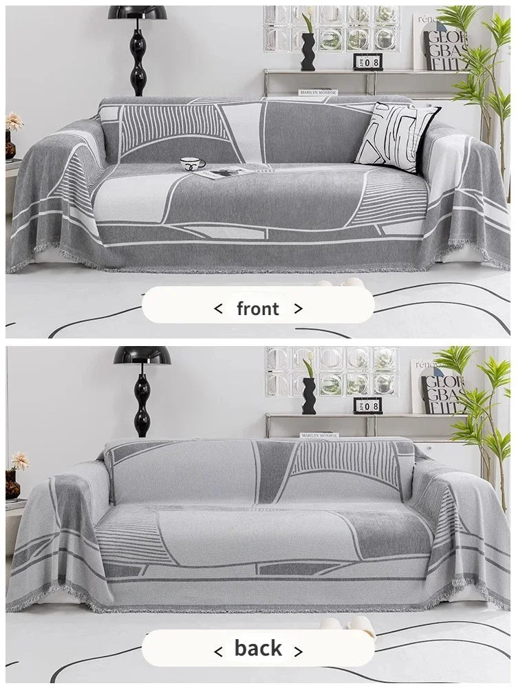 Housse de Canapé en Coton Style Nordique