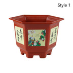 Pot de Fleur Hexagonal