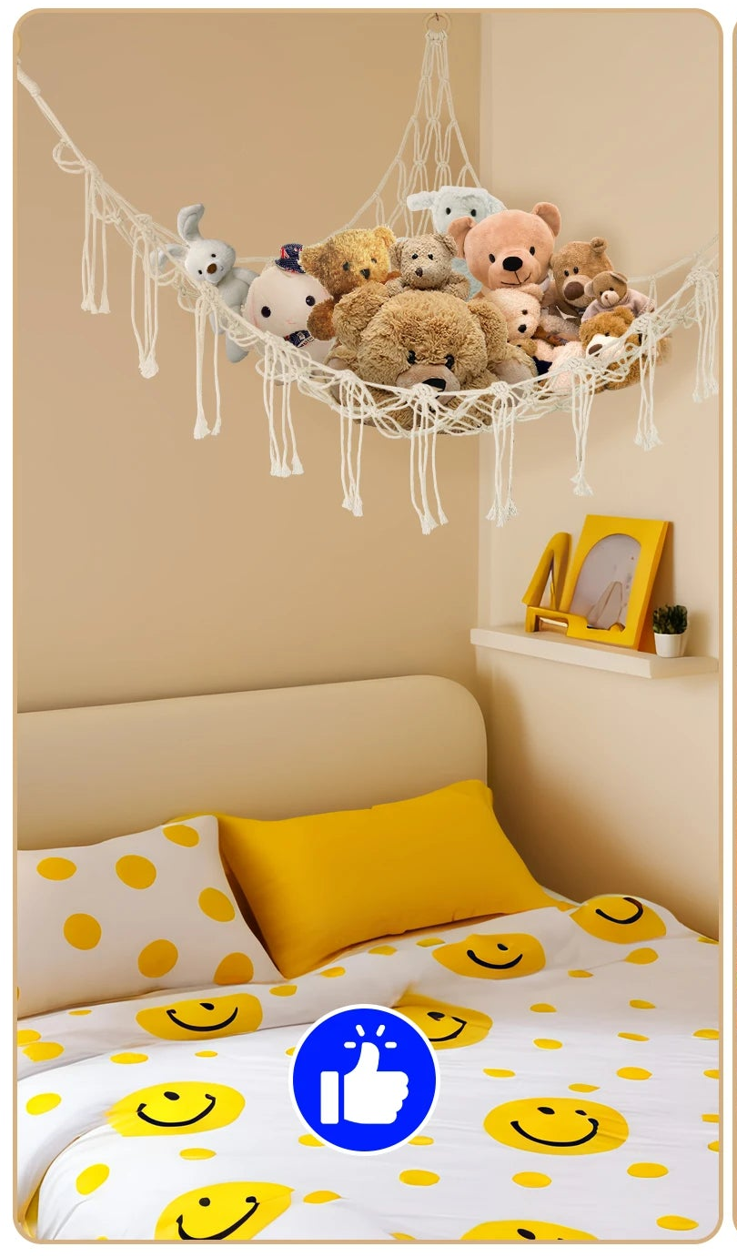 Hamac range peluche de grande capacité