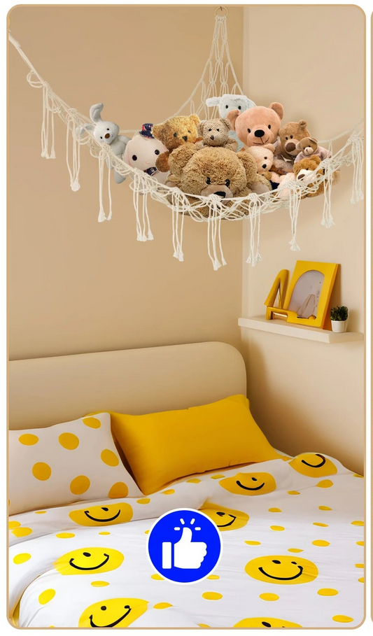 Hamac range peluche de grande capacité