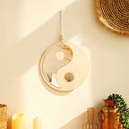 Miroir Décoratif en Bois
