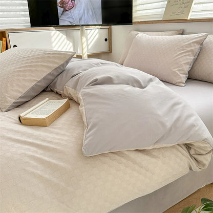 Parure Housse de Couette en Jacquard