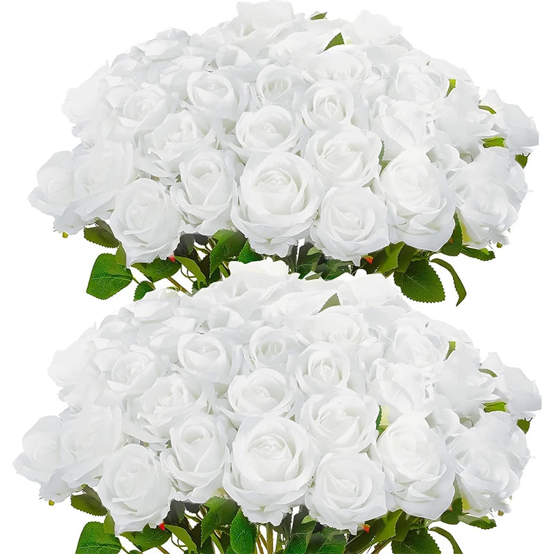 Fleur Artificielle Rose en Velours